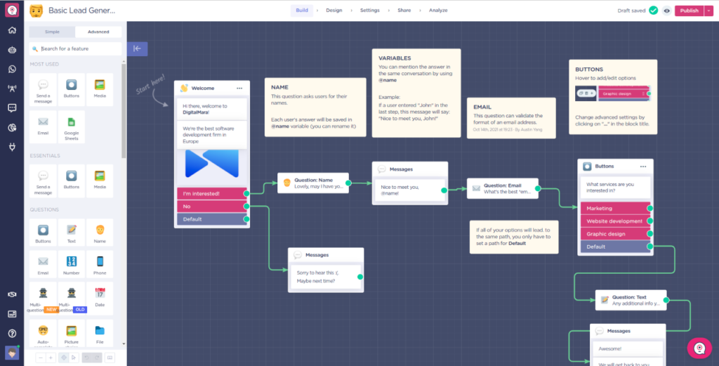 Build anything with Nextbot, your 100% No-code Platform