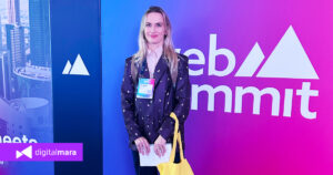 DigitalMara's COO Kseniya Litvinchuk at Web Summit 2025 in Lisbon