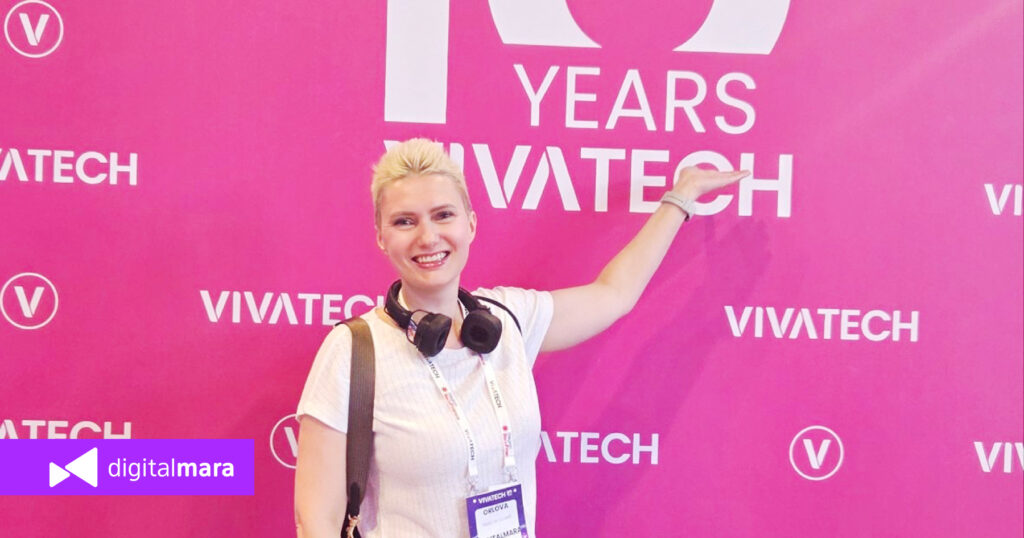 Digitalmara's Strategic Partnership Manager Darya Orlova at Vivatech 2026