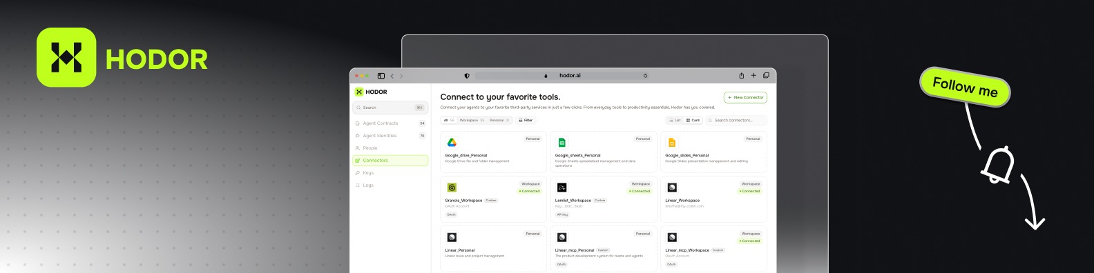 User interface of Hodor system